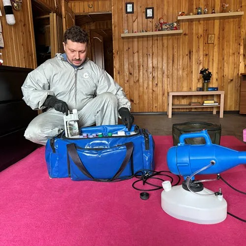 ФОТО Полное удаление ртути в помещениях в Крюково